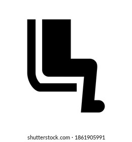 Sit passenger icon vector isolated on white background
