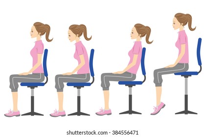 Sit posture.