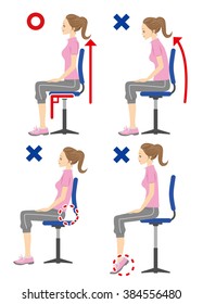 46,550 Woman Sitting Posture Images, Stock Photos & Vectors | Shutterstock