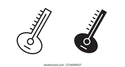 Sitar Icon Konzept für Infografik, Website oder App.
