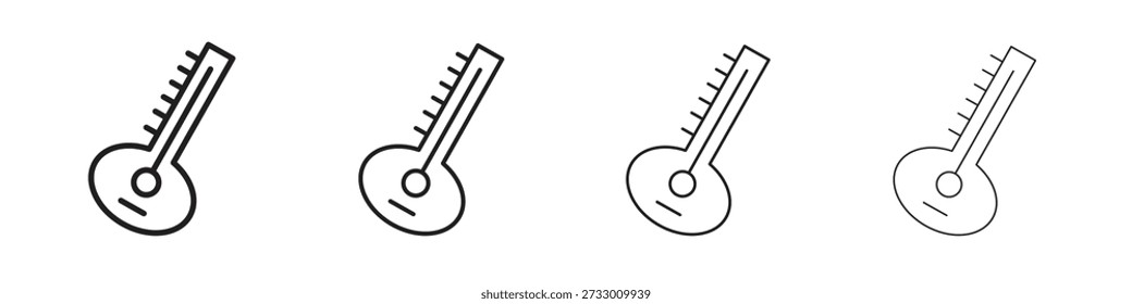 Plantilla de diseño de iconos de Sitar para Web y elemento de interfaz de usuario móvil