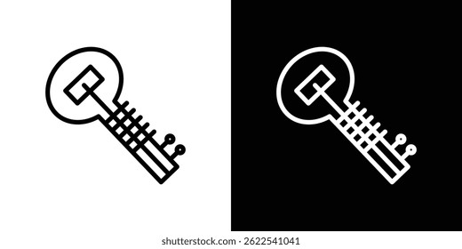 Sitar icon vector illustration EPS
