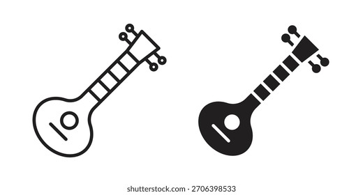 Sitar icon vector illustration. Flat design. Graphic design vector symbols.