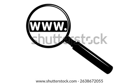 Site Audit or scan symbol, black isolated silhouette