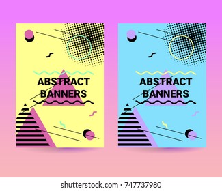 Site banner collection. eps10.