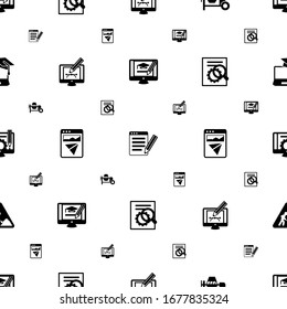 site icons pattern seamless. Included editable filled online business, SEO copywriting, concrete mixer, Webdesign, Landing page, SEO optimization icons. site icons for web and mobile.