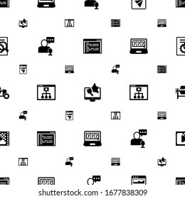 site icons pattern seamless. Included editable filled coding, Digital marketing, Landing page, online store, Mobile Learning, online casino icons. site icons for web and mobile.