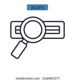 site icons  symbol vector elements for infographic web