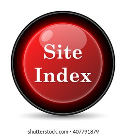 Site index icon. Internet button on white background. EPS10 vector