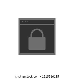 site, key, look. Element of web development. Vector icon. Development icon