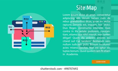 Site Map Conceptual Banner