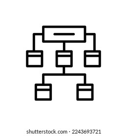 Site Map  icon in vector. Logotype