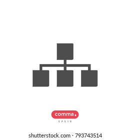 Site map vector icon