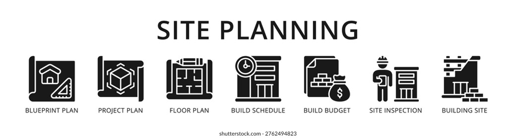 Site Planning Complete Construction Project Setup from Blueprint and Floor Plan to Budget Schedule and Site Inspection