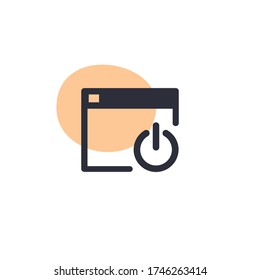 Site Power - Modern Icon (Pictogram)