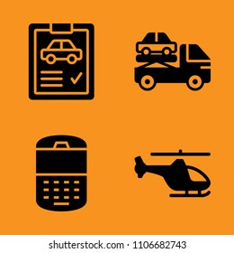 site, using, communication and airline icons set. Vector illustration for web and design