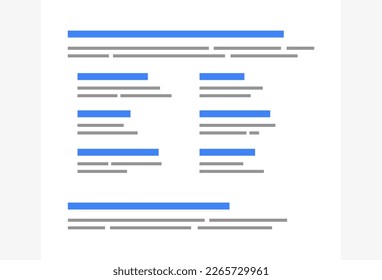 Sitelinks on search engines result page. Optimizing sitelinks through SEO can significantly improve website ranking on SERP. Improve website traffic and online visibility.