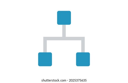 Sitemap icon. Element of programming collection for mobile concept and web apps icon.  Sitemap icon for website design and mobile, app development