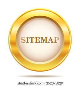 Sitemap icon. Internet button on white background. EPS10 vector. 