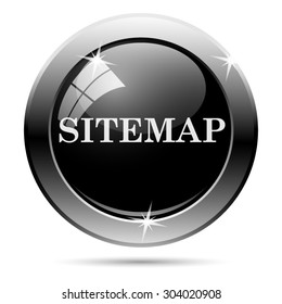 Sitemap icon. Internet button on white background. EPS10 vector 