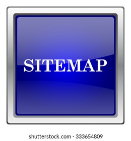 Sitemap icon. Internet button on white background. EPS10 vector.