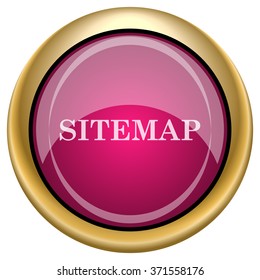 Sitemap icon. Internet button on white background. EPS10 vector.