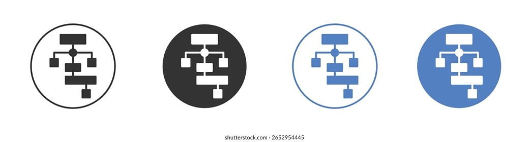 Diseños gráficos del logotipo del icono del mapa del sitio