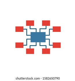 Sitemap icon. Simple element from seo icons collection. Creative Sitemap icon ui, ux, apps, software and infographics.