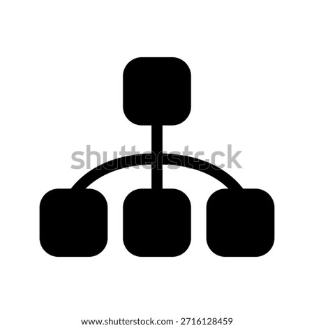 Sitemap Icon Vector Symbol Design Illustration