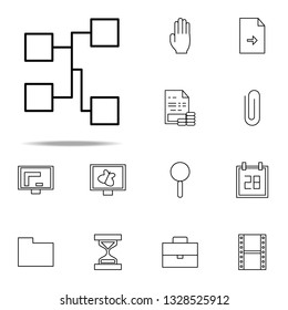 sitemap icon. Web icons universal set for web and mobile