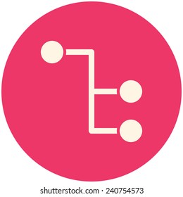 Sitemap, modern flat icon