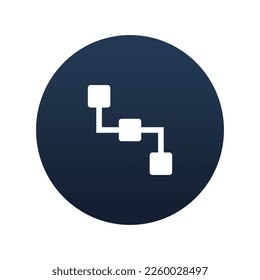 Sitemap, organization, steps icon, Flat vector illustration for web and mobile interface, EPS 10