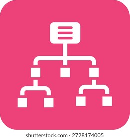 Sitemap Vector Icon Design Illustration