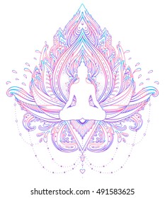 Chakra Concept Inner Love Light Peace Stock Vector (Royalty Free ...