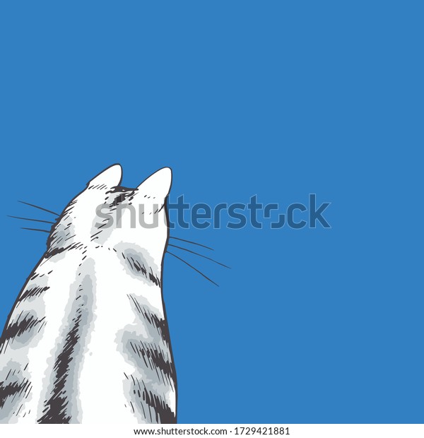 ねこ 後ろ姿 のイラスト素材 画像 ベクター画像 Shutterstock