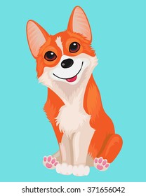 sitting cute dog