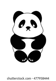 sitting panda