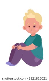 Ilustración del vector Sad Boy