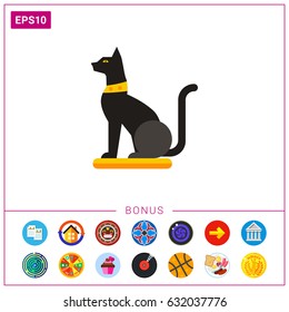 Sitting Sphinx Cat Icon