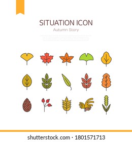 Situationssymbol: Herbstsymbol