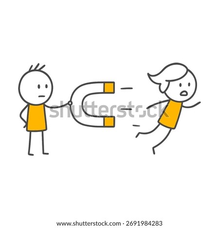 A Situation Illustrating The Principles Of Push And Pull Between Two Individuals Regarding Reaching A Goal.