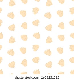 Siu Mai (Shumai) Chinese dumplings illustration pattern background. dumpling pattern background. Dim sum pattern background. Masala Momos illustration.