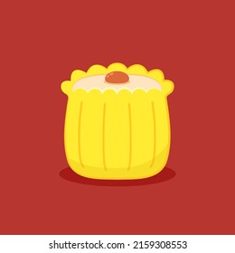 Siu Mai (Shumai) – Chinese steamed dumplings. Siu Mai is Chinese food. cartoon vector.