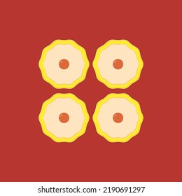 Siu Mai (Shumai) – Chinese steamed dumplings. Siu Mai is Chinese food. cartoon vector.