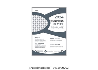 PLANTILLA DE DISEÑO DE FLAYER SIMPLE VECTOR