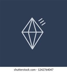 SIVs icon. Trendy flat vector line SIVs icon on dark blue background from business   collection. 