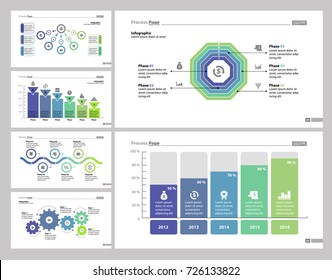 Six Analytics Slide Templates Set