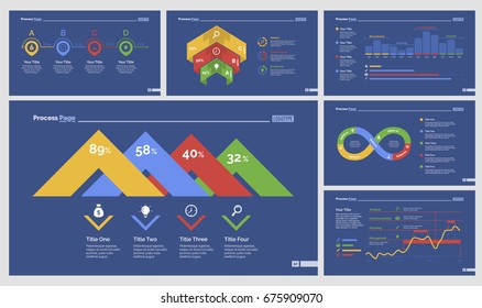 Six Analyzing Slide Templates Set
