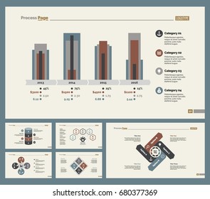 Six Analyzing Slide Templates Set