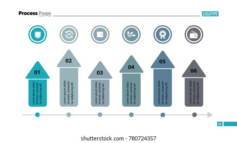 Six Arrows Slide Template